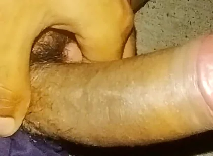 Spilling Cum on the Sidewalk