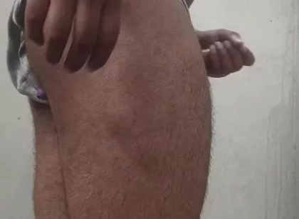 Big Black Ass Boy Fucking with Toy and Masterbating