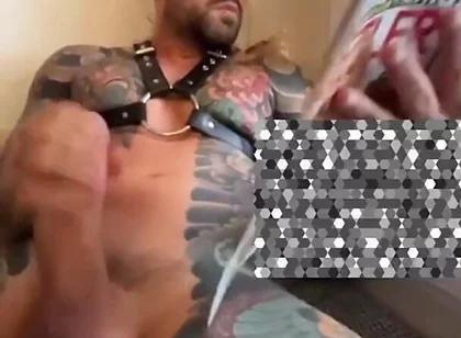 Boy in Harness Masturbates