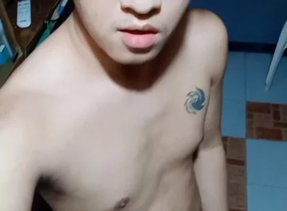Let Me Give It to You Stepdaddy! Pinoy Twink Masturbation and Live Cum
