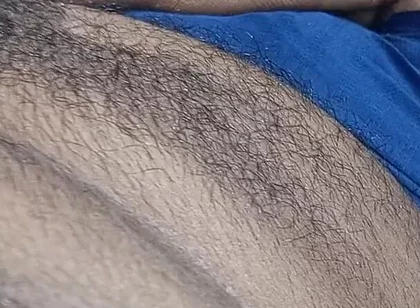 My Indian Big Black Cock Masterbation with Licking