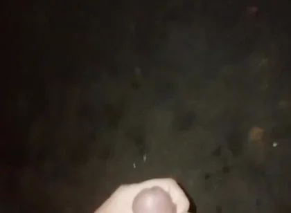 Waiting for Stepdad in the Dark. Cuming on the Street!
