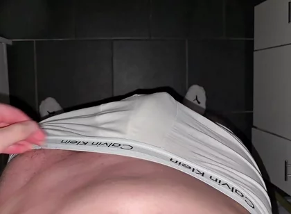 German Master Orders Deep Blowjob.. White Calvins Down.. Cock Dripping