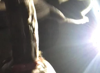 BBC Worship at Night: Risky Public Blowjob & Throat Fuck