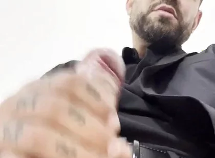 Handsome Gets Tattooed in Suit