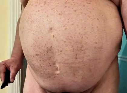 Big Bellied Daddy Bear Cums