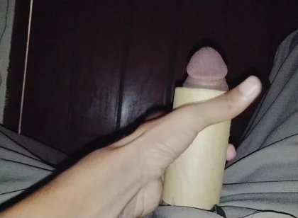 Very Hardcore Masturbation by a Big Hot Dick. It Is Drilling Again and Again