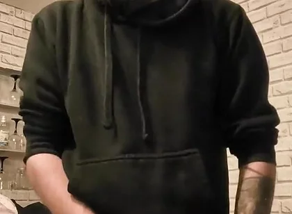 Wanking My Big Hard Dick and Smoking 2 Cigs