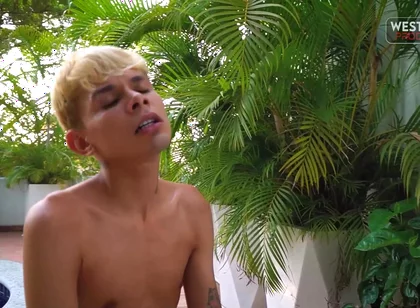 Michael Castle Invites Neighbor Marco Samuel Over for Pool Sex