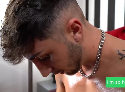 Brunette Guy Jerkoff