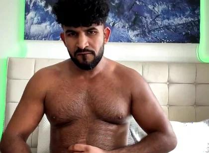 Masturbating on Webcam