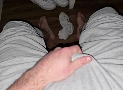 Big Load of Cum in Sweaty Socks - Follow Me