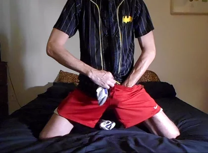 Autographed cum-drenched socks