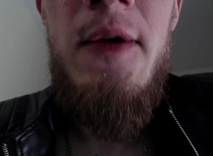 Master in the Leather Jacket Is Drooling