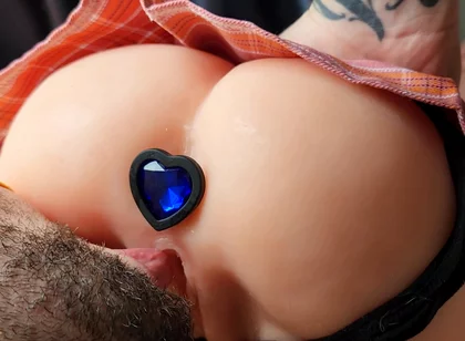 A Man Plays with Dolls and Cums
