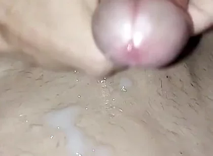Huge Thick Cumshot with Pre and Post Cum Slo Mo
