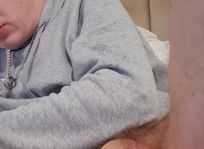 Skinny Lad Messing with Floppy Cock