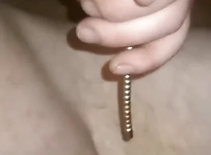 Sounding with Catheter and Sounding Rod Completely Introduced