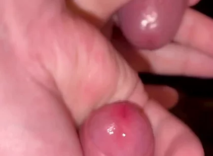 The Best Cumshots of 2 Uncut Cocks From the 4th Quarter