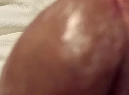 Bedtime Masturbation, Big Cock Wanking Edging Cumming Close up - Rockardglans