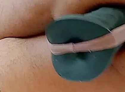 First Time I've Swallowed a Dildo This Size!