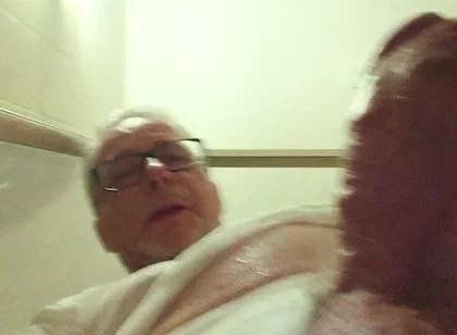 Wet T-shirt and Wet Underpants While Showering