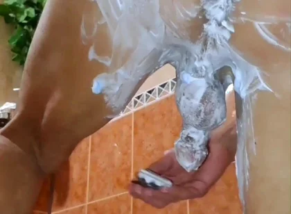 Shaving Balls and Ass