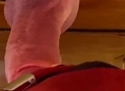 Thick Stepdaddy Cock Gets Tongue & Lip Worship - First Load Too Early Down the Throat, Second in Cum Glass