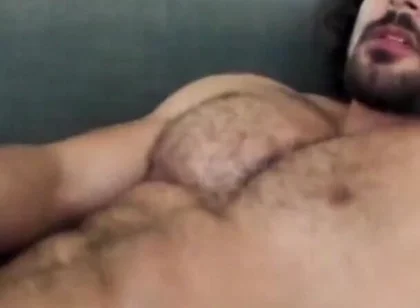 Bodybuilder with Huge Cock Jerks off and Cums for