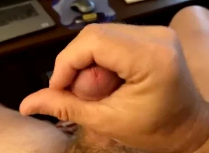 4 Hours Edging Couldn't Hold Back My Orgasm - Frenulum Rubs