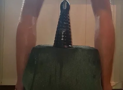 Solo Gay Male - Extreme Anal Destruction Huge Dildo's and Fisting