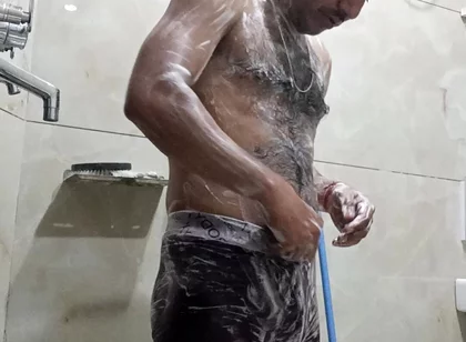 Indian Police Officer in Full Masti Mood