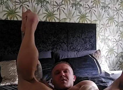Straight Lad Solo Wank, Anal Pay & Sucking with Huge Dildo