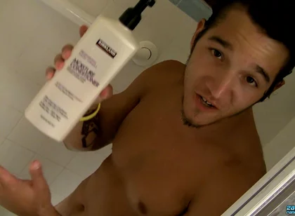 Shower Stroking Jock Jizzy