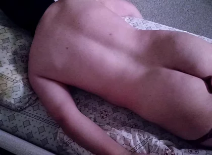 I'm in Bed, Masturbating My Ass