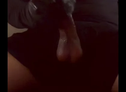 Giving it a good massage.