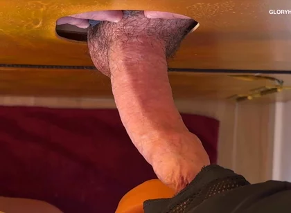 His Cock at the Gloryhole It Was Just Very Horny