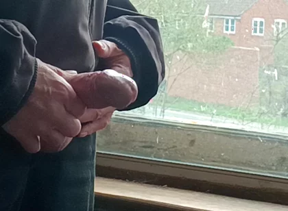 Masturbating and Cumming by the Window at Friend's House - Rockardglans