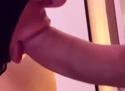 Young Guy with Super Long Cock Face-fucks My Throat Until He Cums