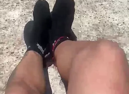 Walking Through the Castle of Cartagena and I Take off My Shoes to Rest so That You Can Worship My Feet