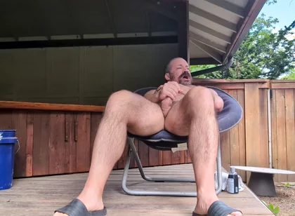 Making a Milkshake in the Backyard