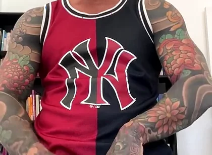 Spanish Muscular Bull with Clothes on