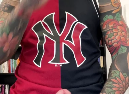Spanish Muscular Bull with Clothes on