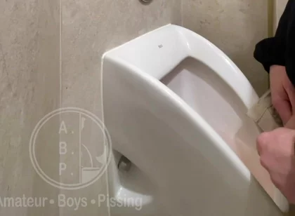 Caught the Guy Pissing in the Next Urinal