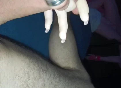 French Manicure Very Cute Handjob Performed by My Sex Doll Cindy