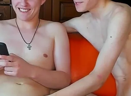 Watching Straight Porn on Alex's Phone!