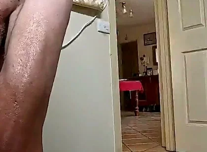 Doing a Little Excercise and Cum