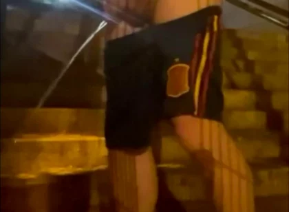 Compilation of Amateur Boys Pissing in the Street