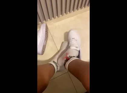 Walking Through the City of Cartagena and Then You Sit Down to Adore My Big Feet as I Deserve