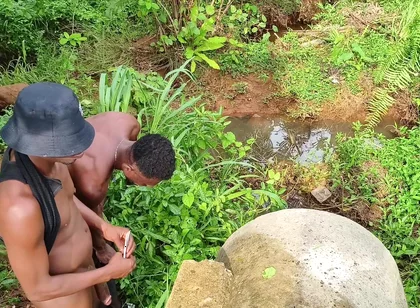 Ebony Ran for His Life After a Merciless Hard Jungle Fuck